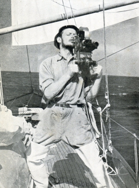 Jan Hin met camera